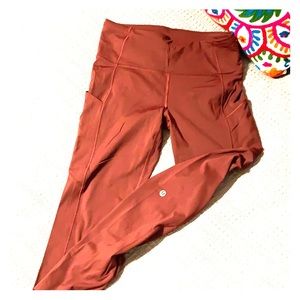 Lululemon High Rise Fast and Free 28” Leggings